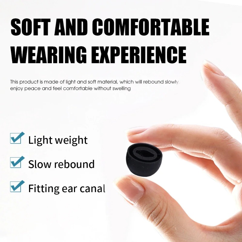 Embouts d'oreille en silicone  - Earphone Foam Tip avis et prix