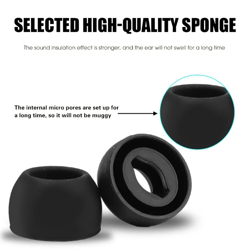 Embouts d'oreille en silicone  - Earphone Foam Tip avis et prix
