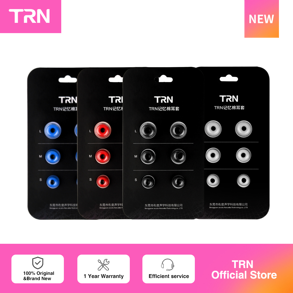 TRN 3 paires (6 pièces) écoute - Earphone Foam Tip avis et prix